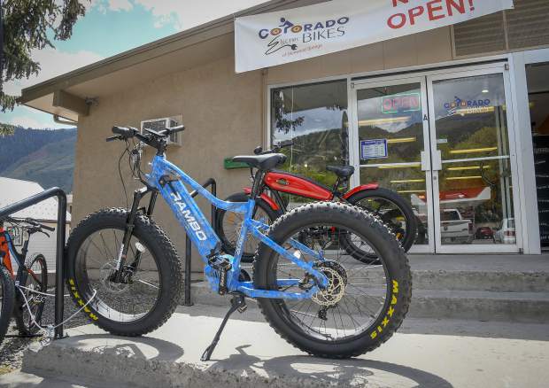 One of Iverson’s top sellers is the Rambo Electric fat tire mountain bike.