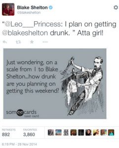 LOL! Blake Shelton's Funniest Tweets - Google Chrome 652015 91749 AM